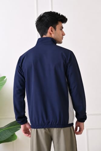 Image of FITINC Men's Sports Jacket | Regular Fit | Full Zip | Zipper Pockets | Jacket for Gym, Running, Cycling & Travel