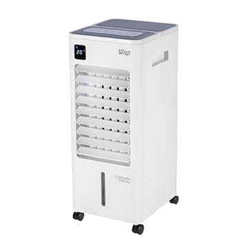 WAP Climatizador de Ar Torre CONTROL DIGITAL 3 em 1 - Climatiza, Umidifica e Ventila, Painel Touch, Controle Remoto e Blocos para Congelamento 127V