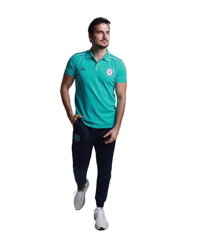 Pirma Cruz Azul Official 2025 Team Polo (US Alpha Small Regular Regular Aqua)