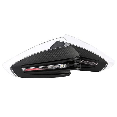 Tomvorks Protège-Mains Universels pour Moto 7/8, 2 Pièces, avec Clignotant LED, Indicateur DRL