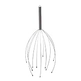 AnHua 1 Pcs Head Wire Massage Claw Octopus Scalp Massage Claws Clearing Veins Soothing Brain Refreshing Head Relaxer Hair Claw (Silver)