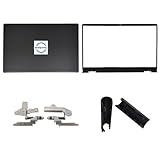 WWGTMC Replacement LCD Back Cover Hinges with Front Bezel with Hinges Cap for DELL Inspiron 15 3511 3520 3525 3530 3535 Laptop 0WPN8 00WPN8 9WC73 09WC73 VW3N0 0VW3N0 0681GY