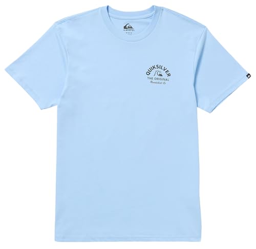 T-shirt Quiksilver homme Classic Arch haut bleu manches courtes