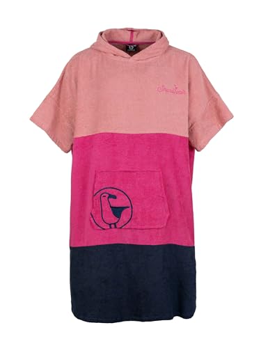SCHIETWETTER Unisex Erw. Surfponcho Große Robbe pink Navy rosé OS