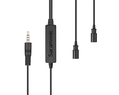 LAVMICRO2M Saramonic micro-cravate double capsule omnidirectionnel pour deux personnes