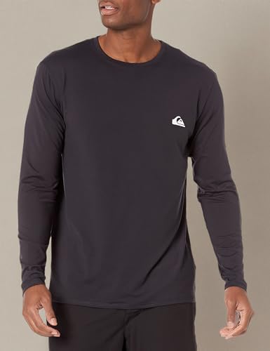 Quiksilver Men's Standard Solid Streak Long Sleeve Rashguard UPF 50 Sun Protection Surf Shirt3