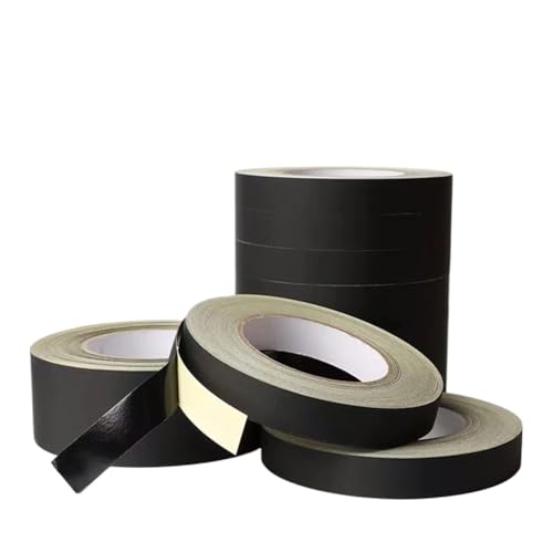 KIFSDLF Cinta adhesiva de tela acetato aislante negra for portátiles, teléfonos y tabletas, cinta alta temperatura 30 m(30mm)
