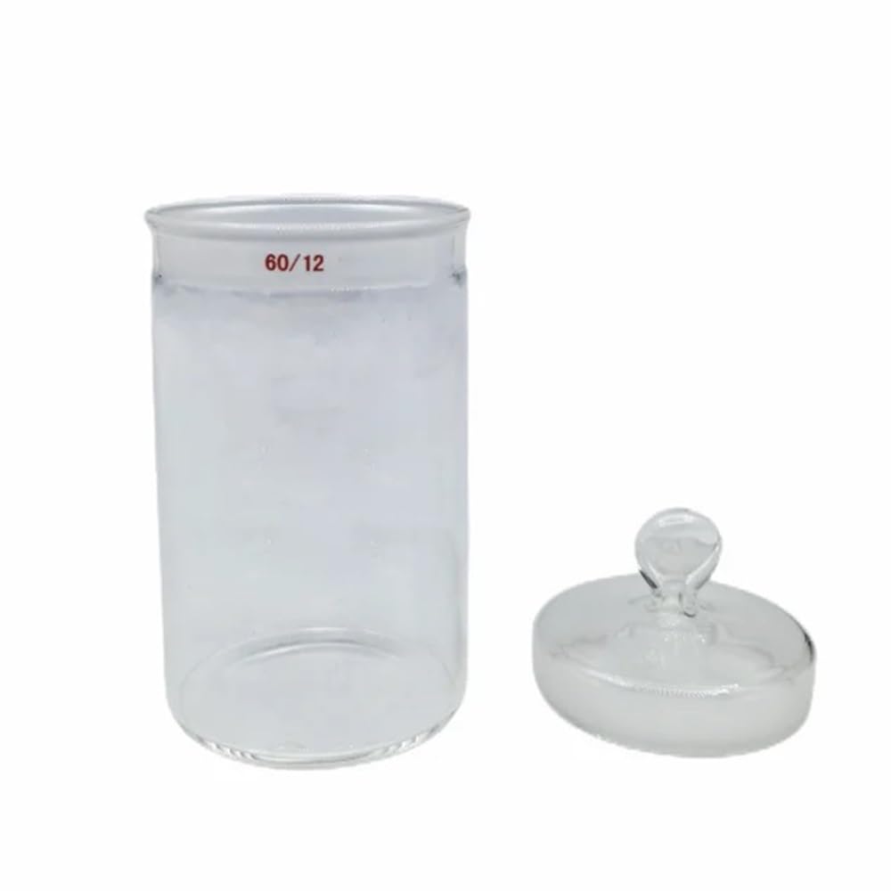 Cuves de développement en verre de laboratoire Cuve ronde en verre de laboratoire Chambre en verre à solvant OD*H(mm)65 * 105
