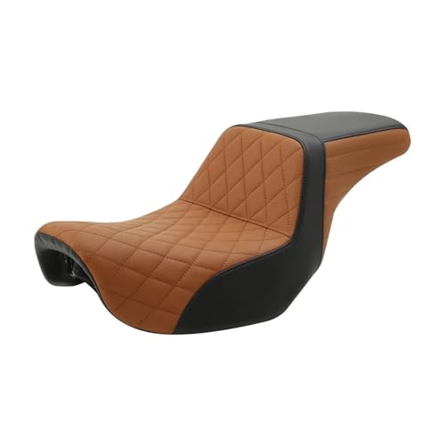Siège conducteur passager moto pour éliminer la fatigue en duo sur Dyna Wide Glide et Fat Bob
