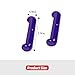 Jimen Compatible with Jeep Wrangler JL JLU & Jeep Gladiator JT 2018-2024, 1 Pair Car Front Windshield Hinge Cover Trim (Purple)