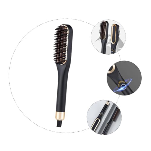 Cepillo eléctrico alisador de barba y cabello portátil miniatura 7