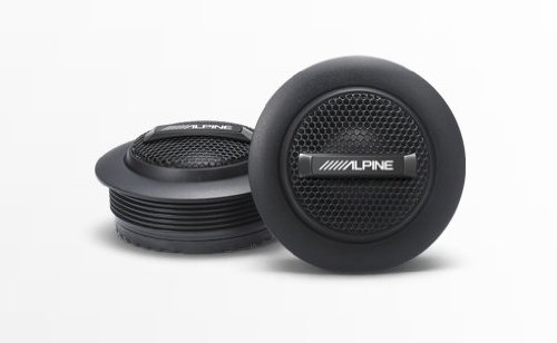 Alpine SPS-110TW Type-S 1 Silk Dome Tweeter Set