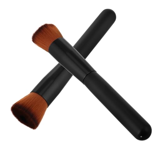 Mikinona Makeup Brushes for Women 2pcs Foundation Brush Set Double Sided Portable Makeup Tool