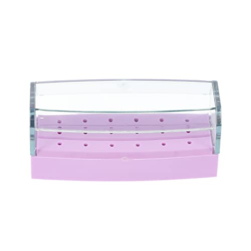 Organizador portátil para brocas de taladro de uñas miniatura 1