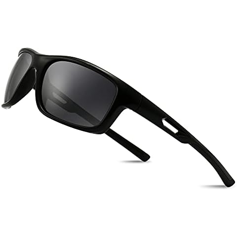 SUNGAIT Polarised Sports Sunglasses for Men Cycling Running Driving Golfing TR90 Frame SGT804-LHH Cover