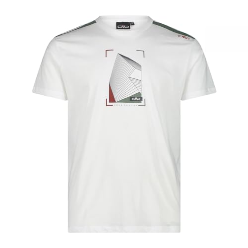 CMP Camiseta para hombre, Blanco, XXXL