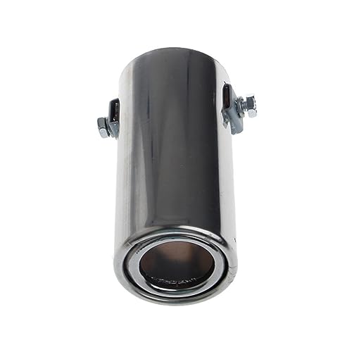 Silencieux d'échappement rond universel pour voiture, embout inox anti-corrosion