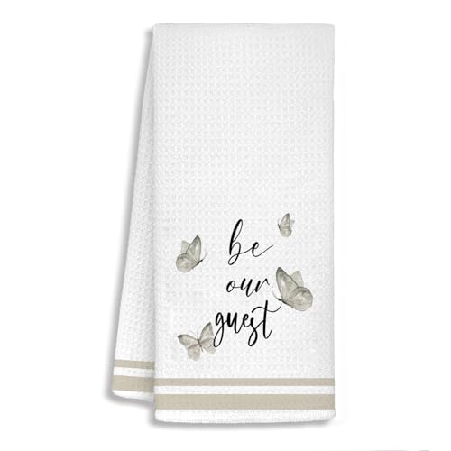 STHTTSW Guest Hand Towels, Be Our Guest Housewarming Message,Guest Room