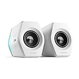 「EDIFIER直営店」Edifier G2000 ゲーミング スピーカー パソコン用 Bluetooth5.1 32W Hi-Fi音質 有線 Bluetooth/USB/AUX接続 PC対応 LEDライド付き 小型 2台一組