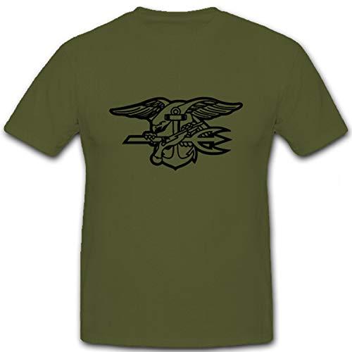 T-shirt pour homme haut de gamme Seals 2 6044 olive durable