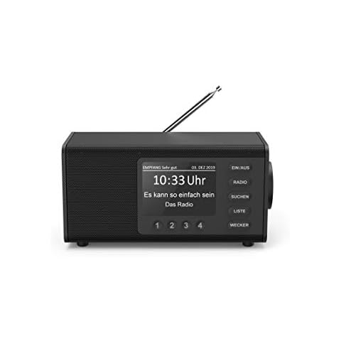 Hama DAB Radio mit DAB+/DAB und FM DR1000DE schwarz Cover