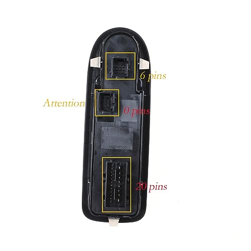 Interrupteur vitre électrique haute durabilité pour console centrale Peugeot 508