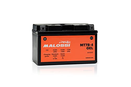 MT7B-4 = YT7B-BS Batteria Gel Pronta All\'Uso YT7B-BS MT7B-4 12V 6AH Compatibile con Majesty 250 XENTER 125 150