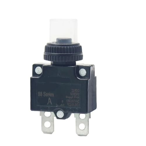 DSZUJTYROP Disyuntor 2A Protector de sobrecarga térmica Interruptor automático