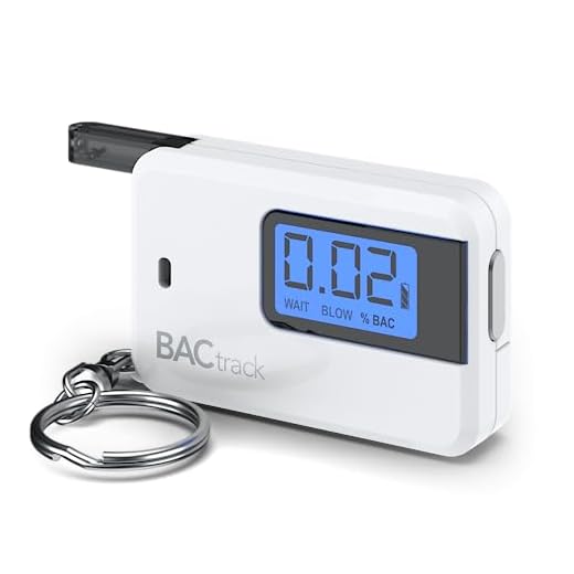 BACtrack Go Keychain Breathalyzer (White) | Ultra-Portable Pocket Keyring Alcohol Tester for Personal Use