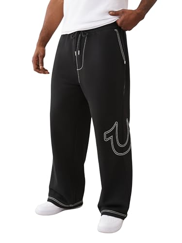 True Religion Men's Baggy Big T Sweatpants