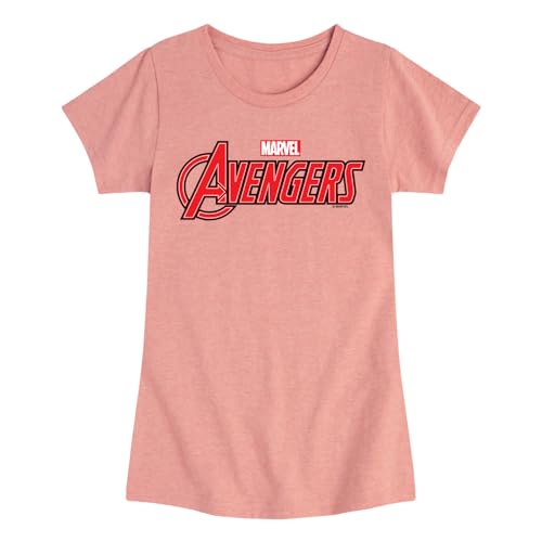Marvel The Avengers - Logo - Toddler and Youth Girls Fitted Short Sleeve Graphic T-Shirt