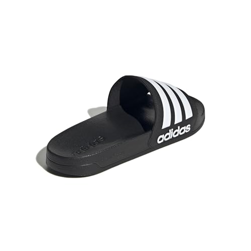 Image of adidas Women ADILETTE SHOWER Synthetic Swim Slide FTWWHT /GOLDMT /BOGOLD | LUT50