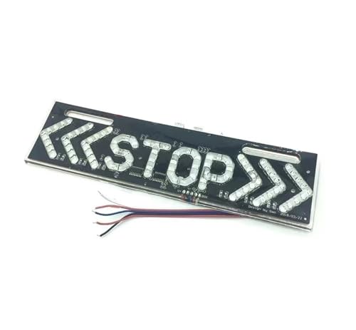 Feu stop de moto LED clignotant idéal pour rouler la nuit en toute sécurité