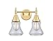 Innovations 447-2W-SG-G192 2-Light Bath Vanity Light Satin Gold