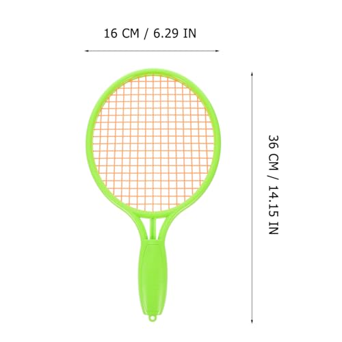 Raqueta de tenis grande verde para deporte interior y exterior miniatura 2