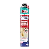 Akfix Thermcoat Spray Foam Insulation - Polyurethane Expanding Foam for Wall and Attic, Heat&Acoustic Insulation, Dispensing Spray Foam Gun&Cleaner NOT Included | 1 Pack