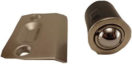 61960-4 Satin Nickel Ball Catch Drive in Adjustable Steel (Pack of 4)