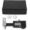 Micrometer Digital Caliper Caliper Measuring Toolfor Gemstones Measurement, LCD Screen displays,Stainless Steel, 1.5V Battery, Portable Design, Micro Display for Fine Grinding & Industrial Use