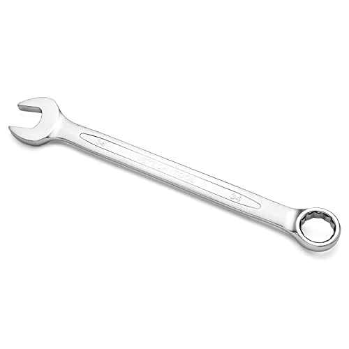 Image of Jetech 34mm Combination Wrench, Metric 12-Point Chrome Vanadium Steel Spanner, Industrial Grade with 15-Degree Offset, Fully Polished Finish, Heat-Treated Forged Tool