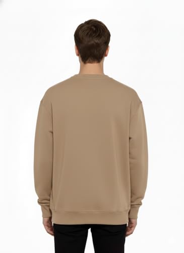 Image of Premium Winter Sweater for Men's, Black, Long Sleeve Crewneck