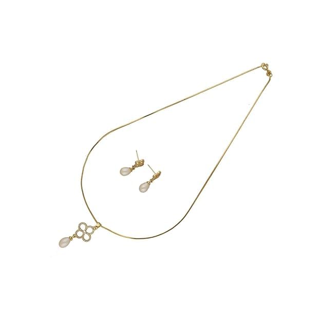 Sri Jagdamba Pearls Nidra Pearl Pendant Set with Earrings & Pendant | Gifts for Girlfriend, Jewellery Sets for Women & Girls | Certificate of Authenticity (B0CL9RF2PF) Amazon Price History, Amazon Price Tracker