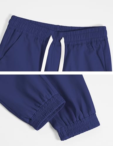 Image of KEREDA Boys Uniform Pants Twill Pull On Jogger Pants Boys School Clothes