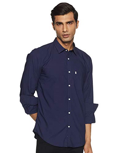 Elements by Peter England Men's Slim fit Casual Shirt
