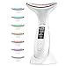 Massage Visage Appareil Anti Rides: Masseur Lifting Double Menton Facial 6 Mode Beauté Electrique Machine Luminothérapie Led 7 Couleurs - EMS 45℃ Anti-Age Massage Pour Raffermissement du Visage et Cou