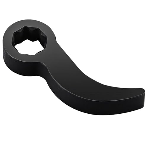 Pry Bar Wrench Adapter 1/2 Inch Drive Crowbar Head for Half Shaft Removal Car Repairing Tools Metal Black 14mm Fit Breaker Bar Ratchet Compatibility