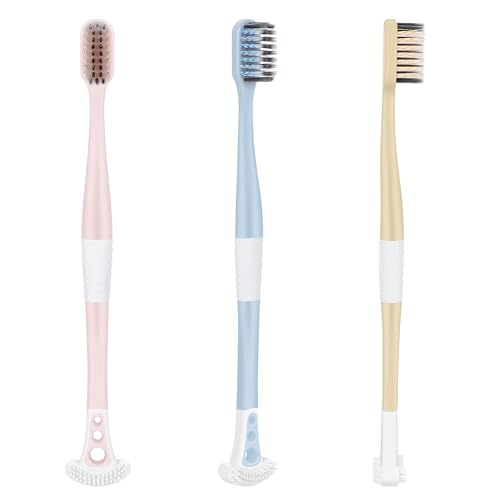 B Rush Extra Soft Toothbrush with Scraper