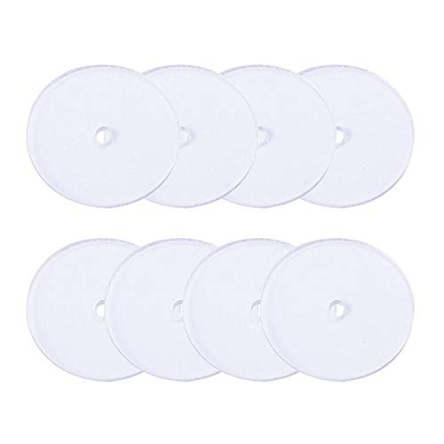 50 dischetti in plastica trasparente Earback per