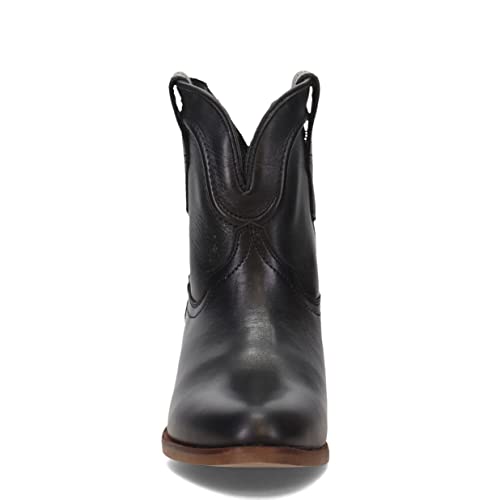 Dingo Womens Seguaro Round Toe Pull On Casual Boots Ankle Low Heel 1-2" - White3