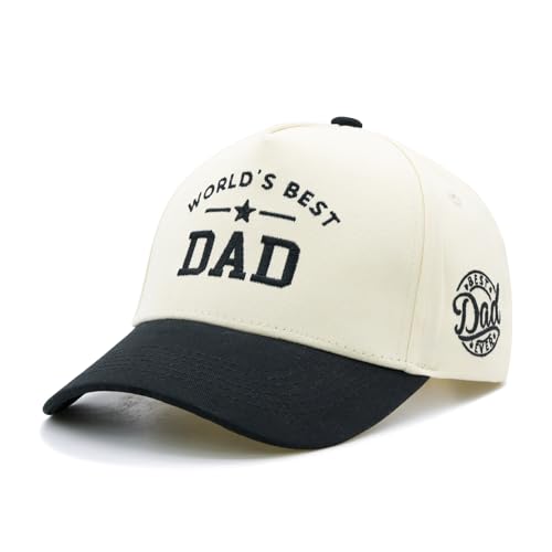 Waldeal Vintage Dad Trucker Hat for Men Adjustable Snapback Daddy Baseball Cap Fathers Day Birthday Gifts from Daughter Black