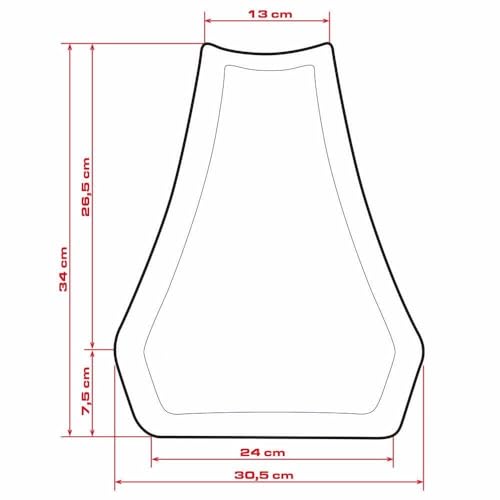 Universal Motorrad Rennen Schaumstoff Sitzkissen für Track verwenden hohe Dichte Klebstoff Rand Polieren Schaum 20mm. pro-Schnitt